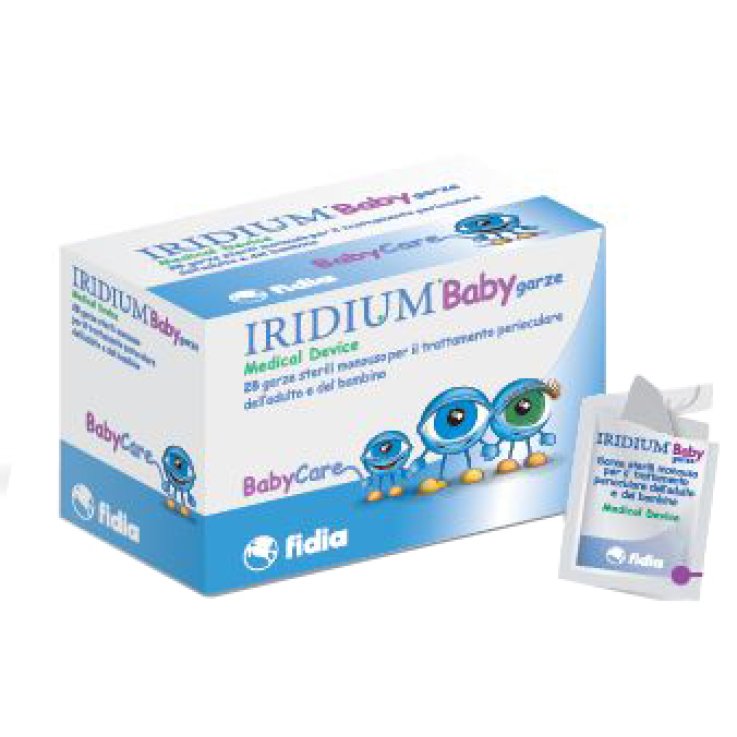 GARZA OCULARE MEDICATA IRIDIUM BABY 28 PEZZI GARZA OCULARE MEDICATA IRIDIUM BABY 28 PEZZI