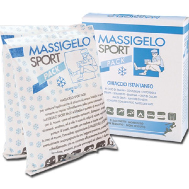GHIACCIO ISTANTANEO MASSIGELO SPORT PACK 2 BUSTE GHIACCIO ISTANTANEO MASSIGELO SPORT PACK 2 BUSTE