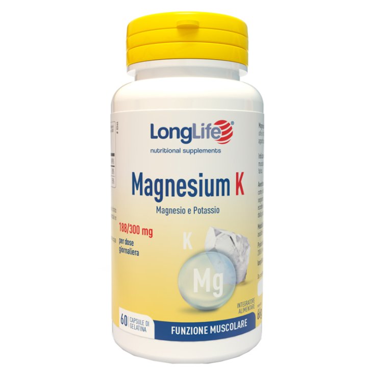 LONGLIFE MAGNESIUM K 60 Cps LONGLIFE MAGNESIUM K 60 Cps