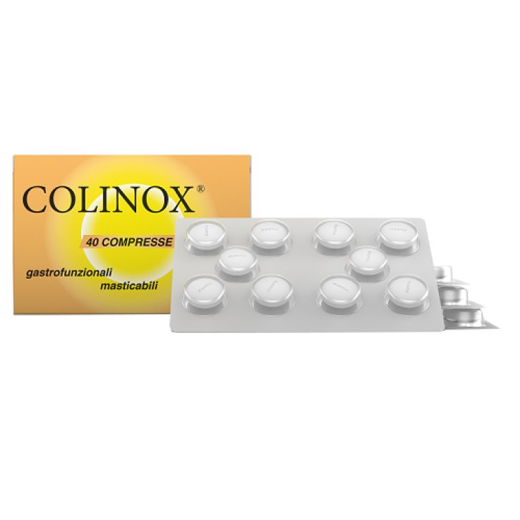 COLINOX 40 COMPRESSE MASTICABILI GASTROFUNZIONALI 56 G COLINOX 40 COMPRESSE MASTICABILI GASTROFUNZIONALI 56 G