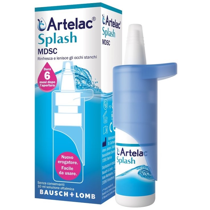 ARTELAC SPLASH GOCCE OCULARI 10 FLACONCINI MONODOSE 0,5 ML ARTELAC SPLASH GOCCE OCULARI 10 FLACONCINI MONODOSE 0,5 ML