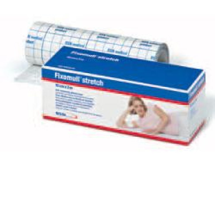 FASCIA AUTOADESIVA IPOALLERGENICA FISSAGGIO CATETERI FIXOMULL STRETCH. SUPPORTO IN POLIESTERE NON TESSUTO BIANCO, MASSAIN POLICARBONATO SENZA RESINE E GOMME NATURALI. 10X200CM FASCIA AUTOADESIVA IPOALLERGENICA FISSAGGIO CATETERI FIXOMULL STRETCH. SUPPORTO IN POLIESTERE NON TESSUTO BIANCO, MASSAIN POLICARBONATO SENZA RESINE E GOMME NATURALI. 10X200CM
