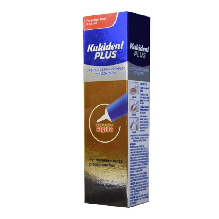 KUKIDENT SIGILLO CREMA ADESIVA PER PROTESI DENTARIE 40 G KUKIDENT SIGILLO CREMA ADESIVA PER PROTESI DENTARIE 40 G
