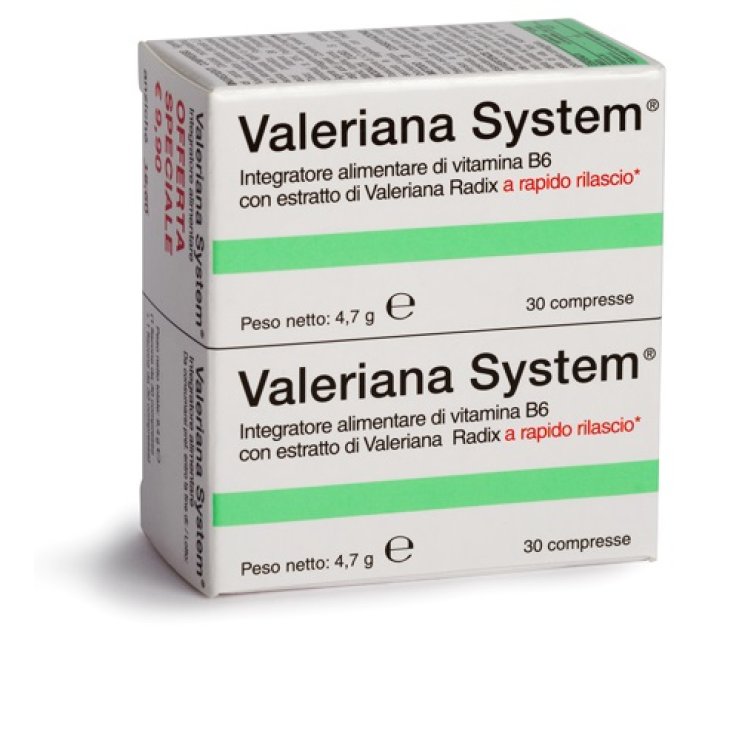 VALERIANA SYSTEM 30Cpr+30Cpr VALERIANA SYSTEM 30Cpr+30Cpr
