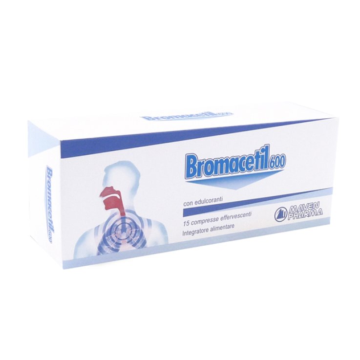 BROMACETIL 600 15 COMPRESSE EFFERVESCENTI BROMACETIL 600 15 COMPRESSE EFFERVESCENTI