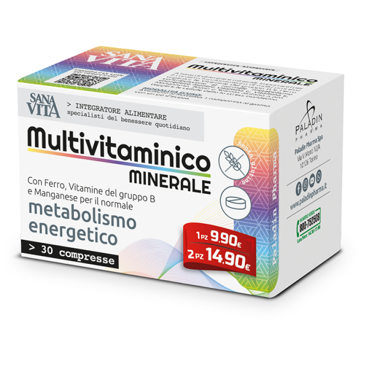 SANAVITA Multivit Miner.30 Cpr SANAVITA Multivit Miner.30 Cpr