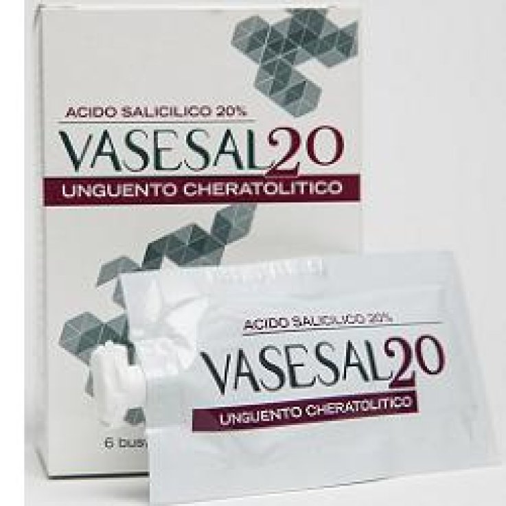 VASESAL 20 6 BUSTINE PLURIDOSE DA 5 ML UNGUENTO CHERATOLITICO VASESAL 20 6 BUSTINE PLURIDOSE DA 5 ML UNGUENTO CHERATOLITICO