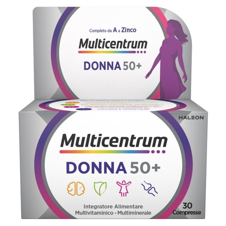 MULTICENTRUM DONNA 50+ 30 COMPRESSE MULTICENTRUM DONNA 50+ 30 COMPRESSE