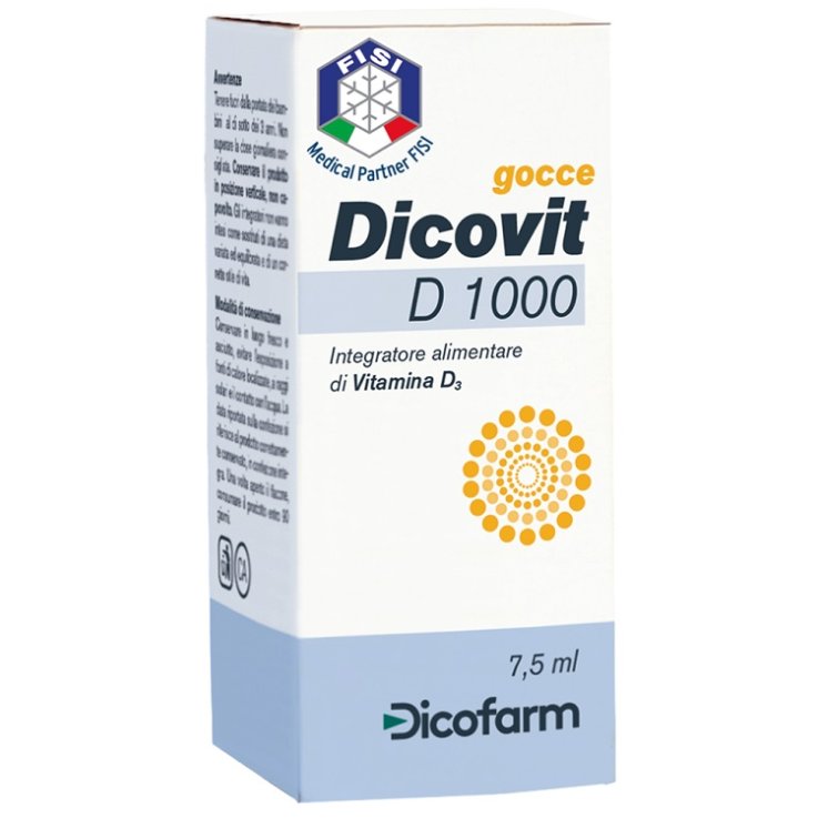 DICOVIT D*1000 Gtt 7,5ml DICOVIT D*1000 Gtt 7,5ml
