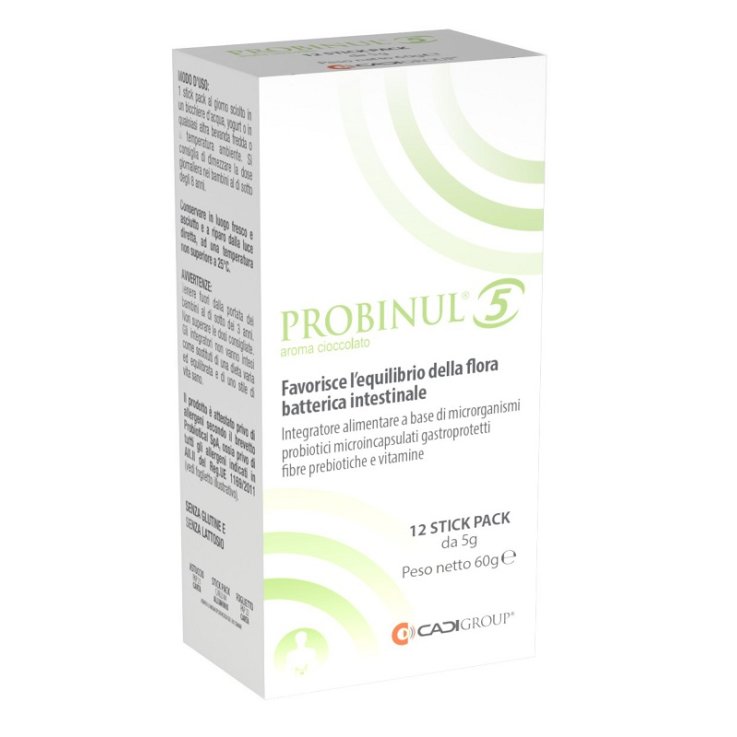 PROBINUL 5 12 Buste 5g Ciocc PROBINUL 5 12 Buste 5g Ciocc