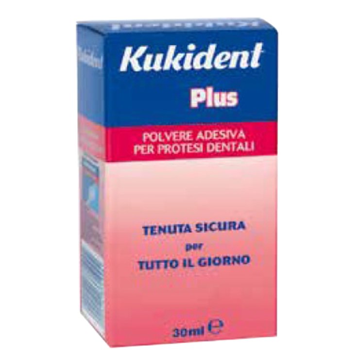 KUKIDENT PLUS POLVERE ADESIVA PER PROTESI DENTARIE 30 G KUKIDENT PLUS POLVERE ADESIVA PER PROTESI DENTARIE 30 G