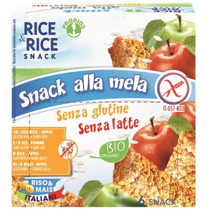 R&R Snack Riso Mela 6x21g R&R Snack Riso Mela 6x21g
