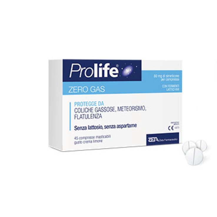 PROLIFE ZEROGAS 45 COMPRESSE PROLIFE ZEROGAS 45 COMPRESSE