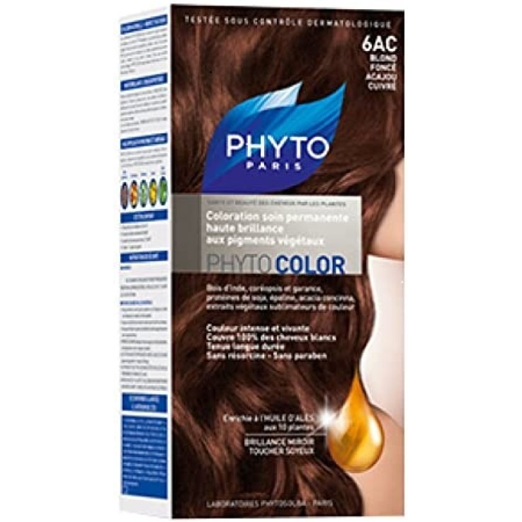 PHYTO PARIS PHYTOCOLOR 6AC BIONDO SCURO MOGANO RAMATO PHYTO PARIS PHYTOCOLOR 6AC BIONDO SCURO MOGANO RAMATO