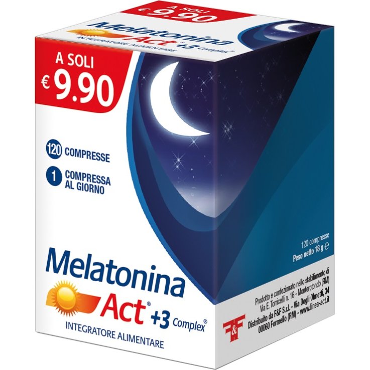 MELATONINA ACT+3 Cpx 120 Cpr MELATONINA ACT+3 Cpx 120 Cpr