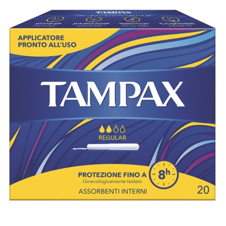 TAMPAX Blue Box Regular 20pz TAMPAX Blue Box Regular 20pz