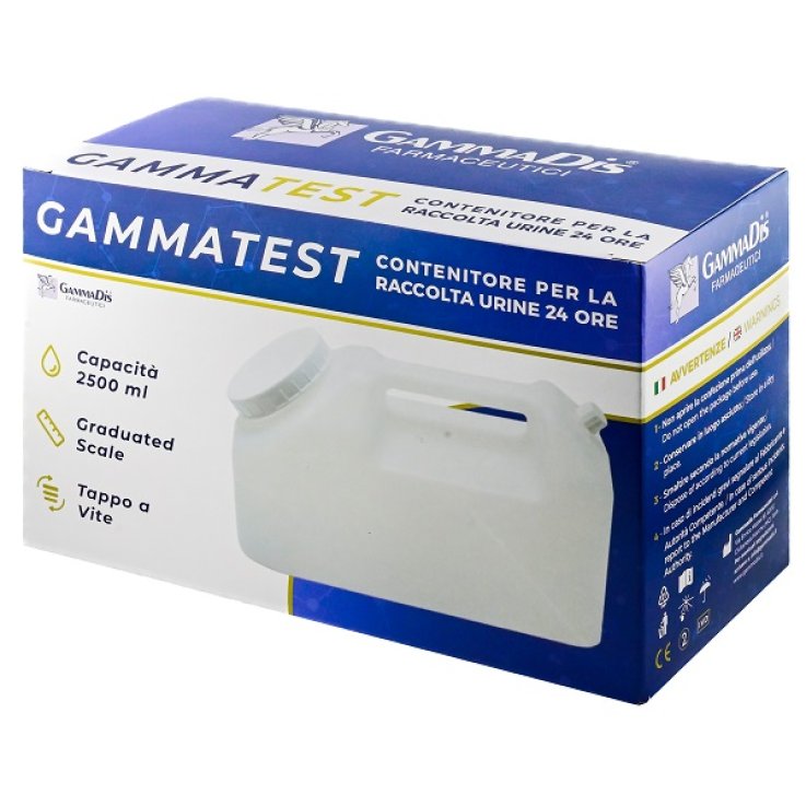 CONTENITORE STERILE PER LA RACCOLTA URINA GAMMASI 24H 2500 ML GAMMADIS