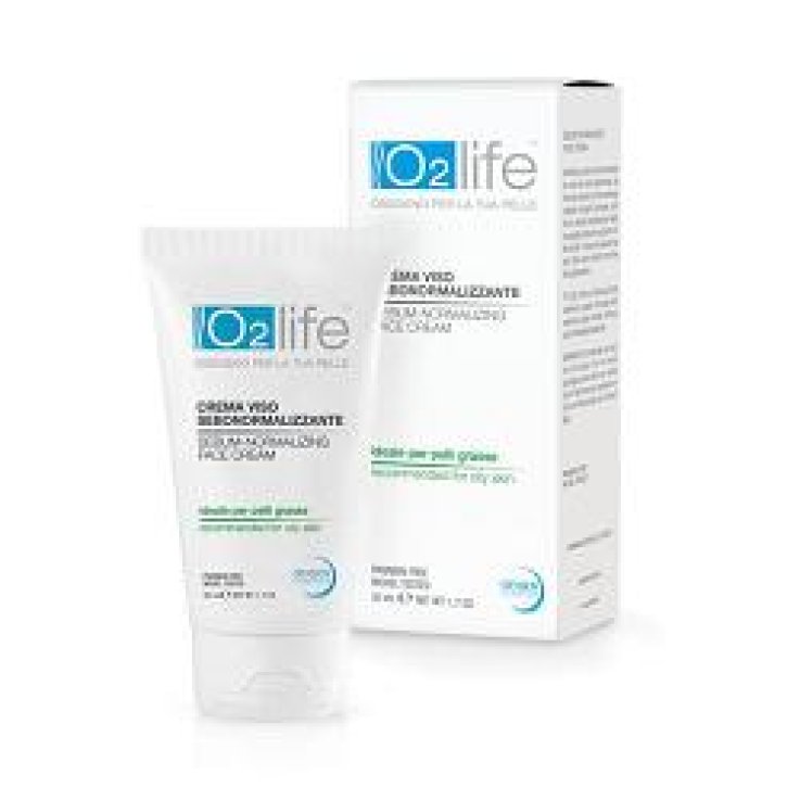 O2LIFE CREMA VISO SEBONORMALIZZANTE 50 ML O2LIFE CREMA VISO SEBONORMALIZZANTE 50 ML