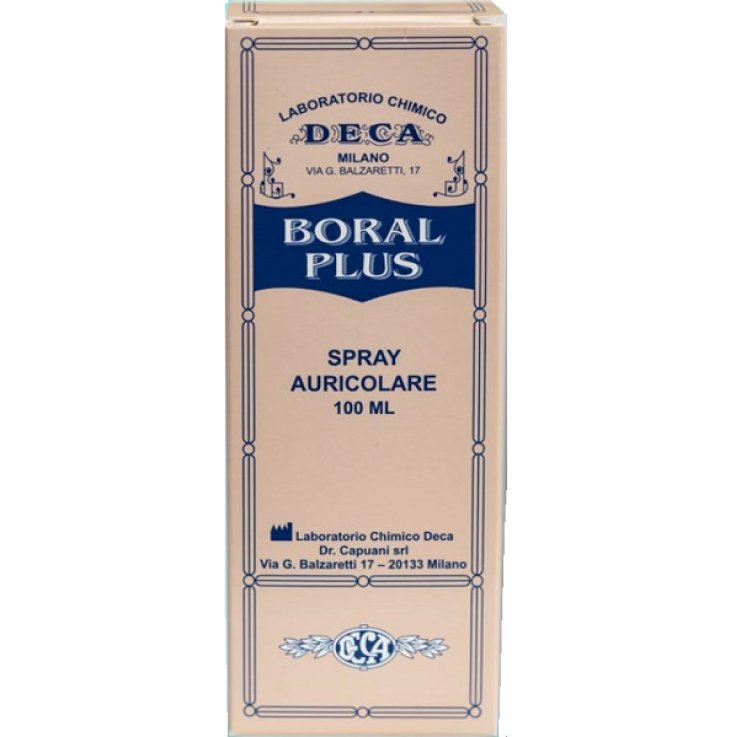 BORAL PLUS SPRAY AURICOLARE 100 ML BORAL PLUS SPRAY AURICOLARE 100 ML