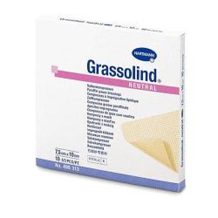 GARZA PARAFFINATA GRASSOLIND 10X10CM 10 PEZZI GARZA PARAFFINATA GRASSOLIND 10X10CM 10 PEZZI