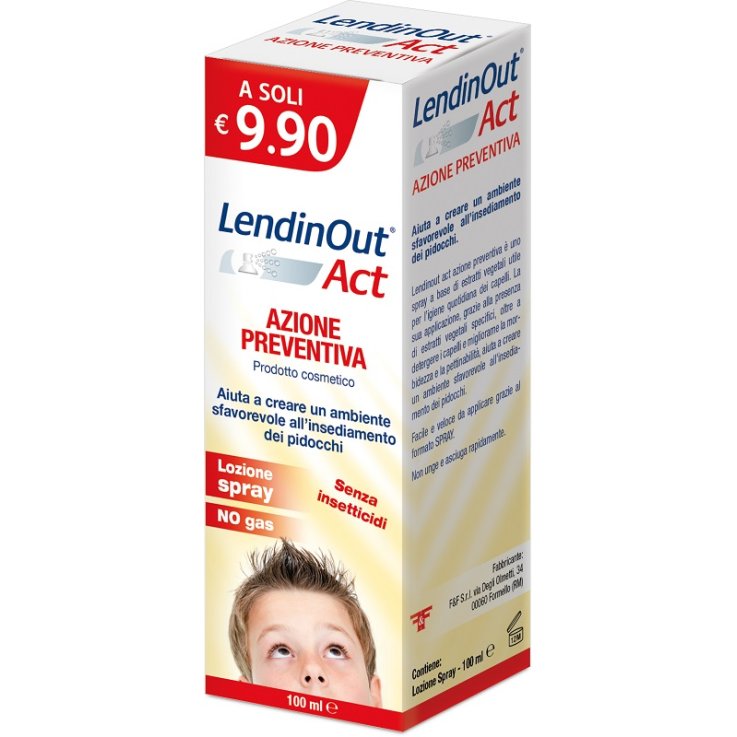 LENDINOUT ACT AZIONE PREVENTIVA SPRAY 100 ML LENDINOUT ACT AZIONE PREVENTIVA SPRAY 100 ML