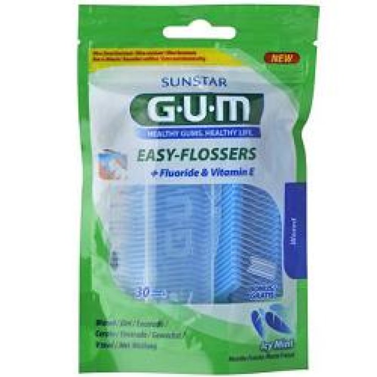 GUM EASY FLOSSERS FILO INTERDENTALE CON FORCELLA 30 PEZZI GUM EASY FLOSSERS FILO INTERDENTALE CON FORCELLA 30 PEZZI