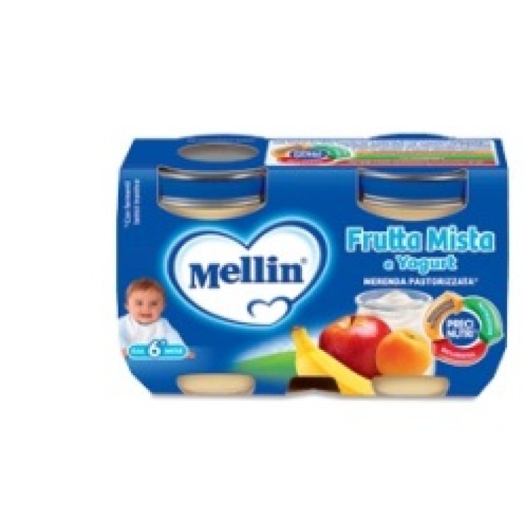 MELLIN MERENDA YOGURT FRUTTA MISTA 120 G X 2 PEZZI MELLIN MERENDA YOGURT FRUTTA MISTA 120 G X 2 PEZZI