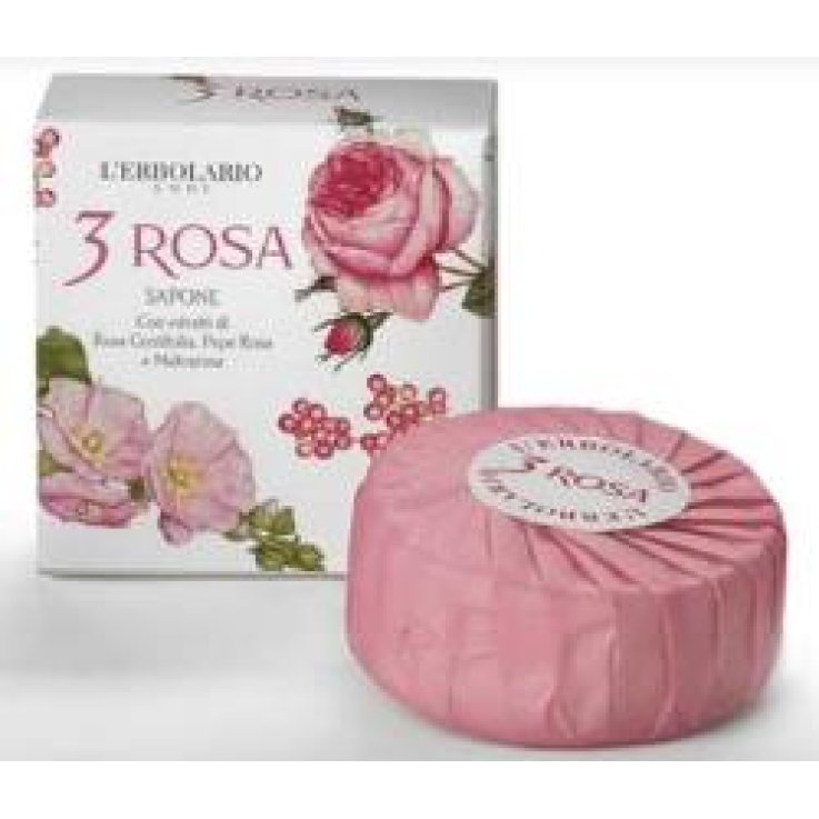 3 ROSA SAPONE PROFUMATO 100 G 3 ROSA SAPONE PROFUMATO 100 G