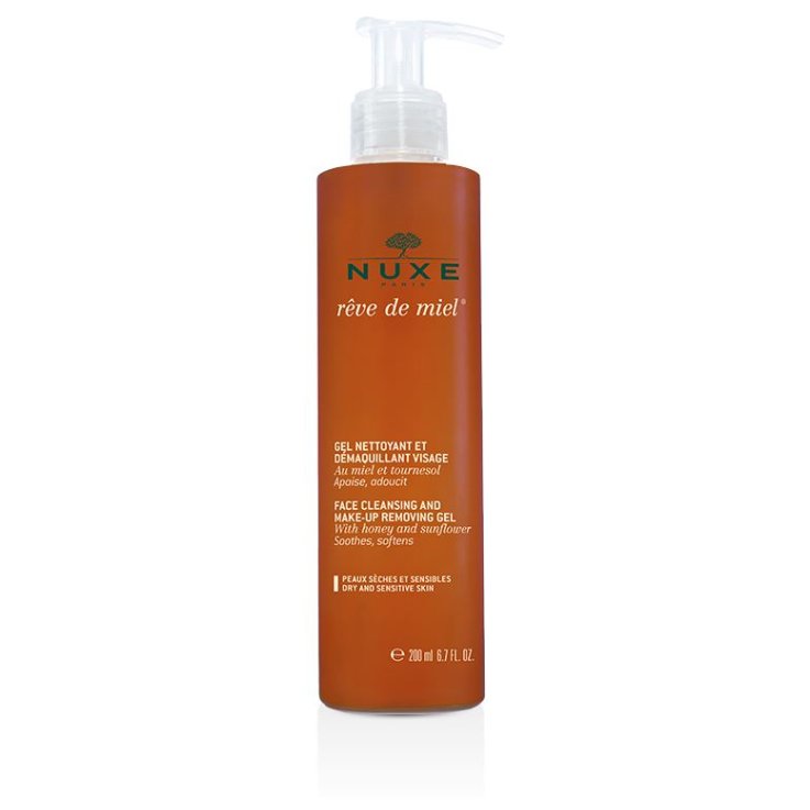 NUXE REVE DE MIEL GEL STRUCCANTE E DETERGENTE 200 ML NUXE REVE DE MIEL GEL STRUCCANTE E DETERGENTE 200 ML