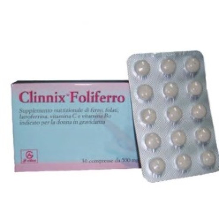 CLINNIX Foliferro 30 Cpr 500mg CLINNIX Foliferro 30 Cpr 500mg