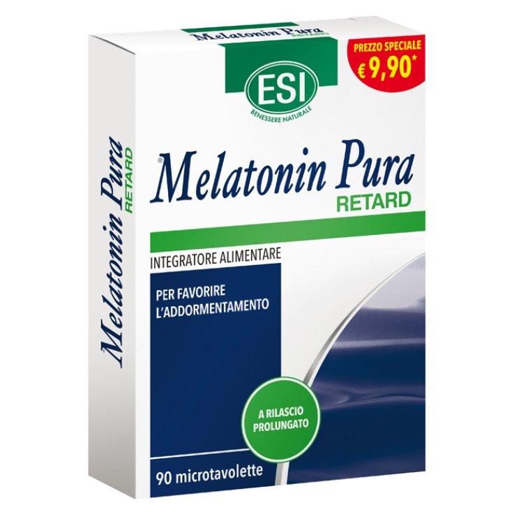 ESI MELATONIN PURA RETARD 90 MICROTAVOLETTE OFFERTA ESI MELATONIN PURA RETARD 90 MICROTAVOLETTE OFFERTA