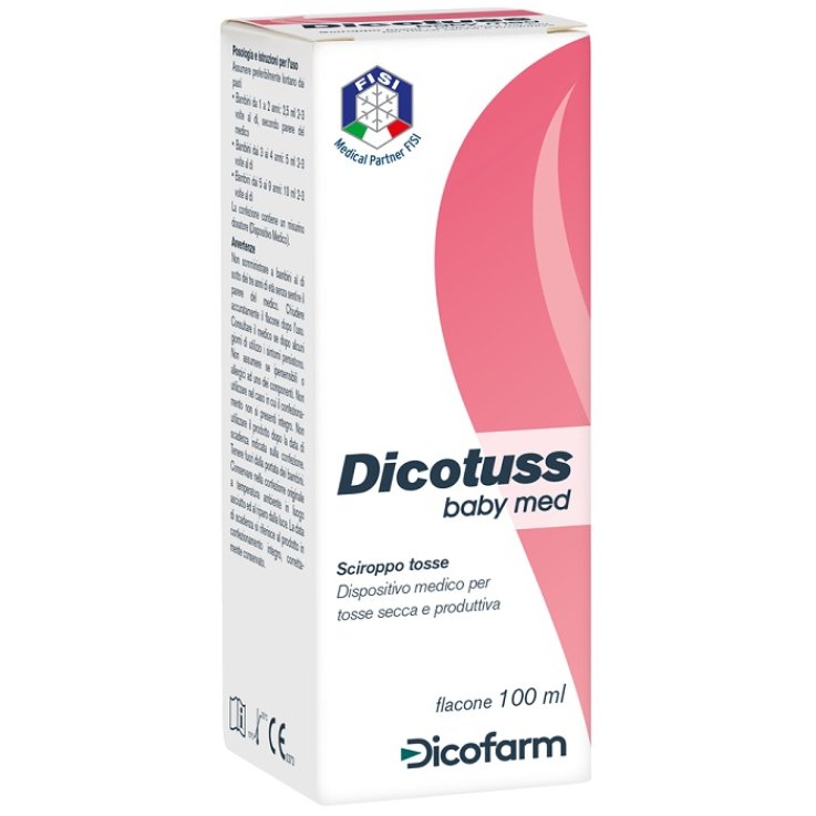 SCIROPPO TOSSE DICOTUSS BABY MED 100 ML GUSTO FRAGOLA DI BOSCO SCIROPPO TOSSE DICOTUSS BABY MED 100 ML GUSTO FRAGOLA DI BOSCO