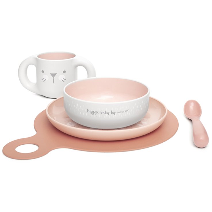 SUAVINEX GO NATURAL SET SVEZZAMENTO GIRL +6 MESI PIATTO PIANO + SCODELLA + TAZZA + CUCCHIAIO + TOVAGLIETTA SUAVINEX GO NATURAL SET SVEZZAMENTO GIRL +6 MESI PIATTO PIANO + SCODELLA + TAZZA + CUCCHIAIO + TOVAGLIETTA