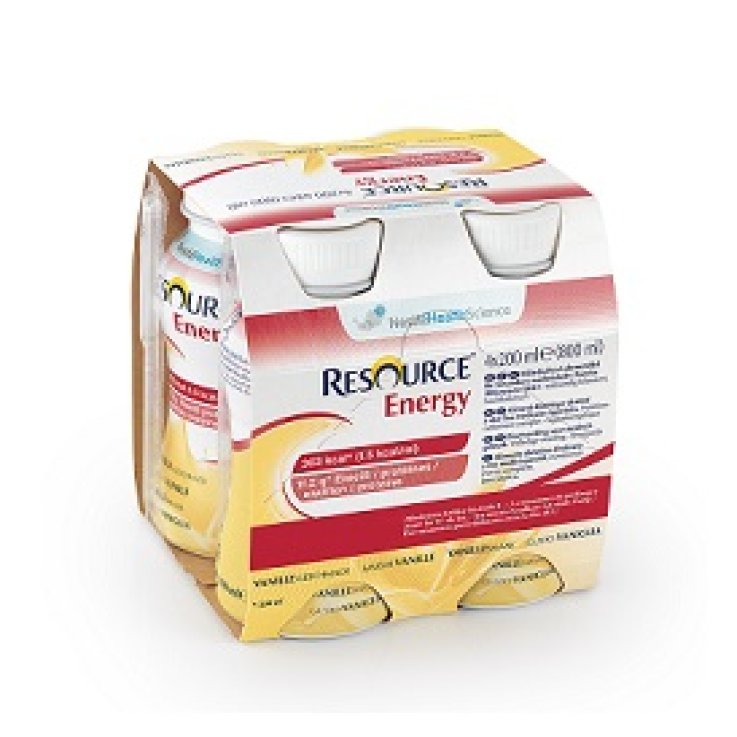 RESOURCE ENERGY VANIGLIA 4 BOTTIGLIE 200 ML NUOVO PACKAGING RESOURCE ENERGY VANIGLIA 4 BOTTIGLIE 200 ML NUOVO PACKAGING