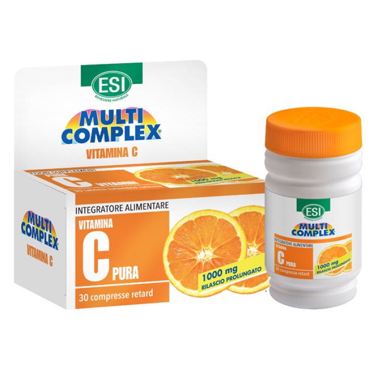 ESI MULTICOMPLEX VITAMINA C PURA 1000 MG RETARD 30 COMPRESSE ESI MULTICOMPLEX VITAMINA C PURA 1000 MG RETARD 30 COMPRESSE