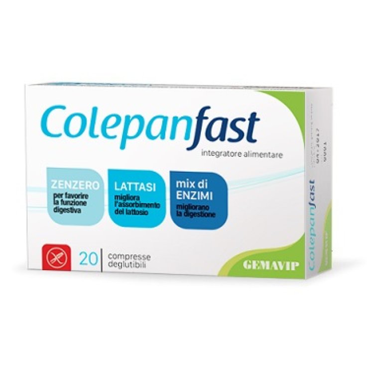 COLEPANFAST 20 Cpr 500mg COLEPANFAST 20 Cpr 500mg