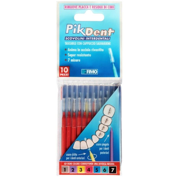 PIKDENT Scov.4 Rosso 0,7mm10pz PIKDENT Scov.4 Rosso 0,7mm10pz