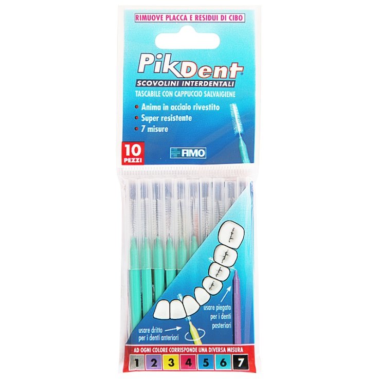 PIKDENT Scov.6 Verde 1mm 10pz PIKDENT Scov.6 Verde 1mm 10pz