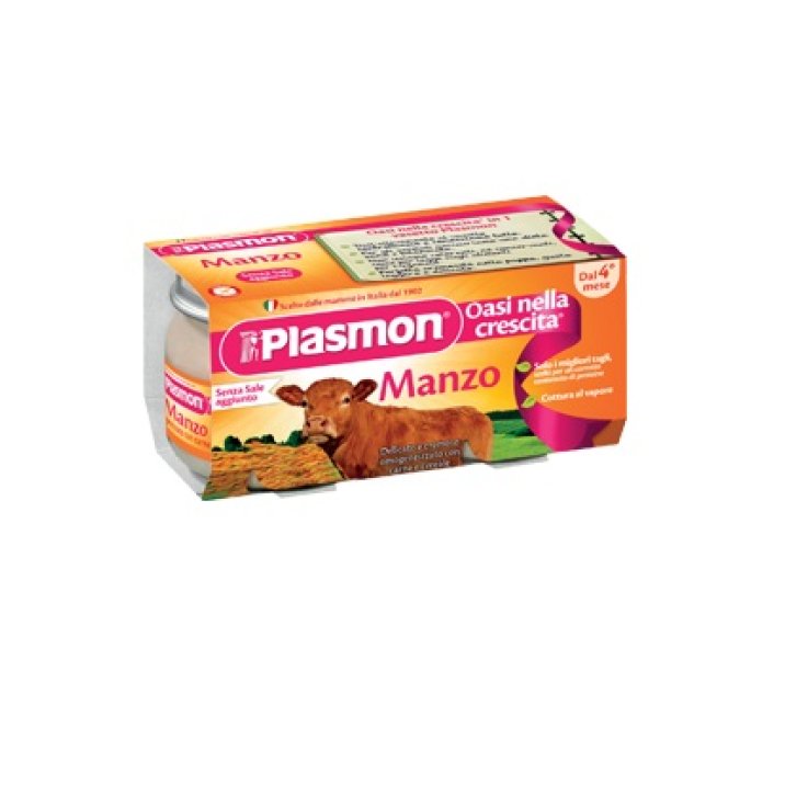 PLASMON OMOGENEIZZATO MANZO 4 X 80 G PLASMON OMOGENEIZZATO MANZO 4 X 80 G