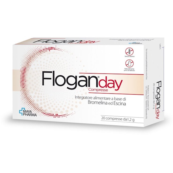 FLOGAN DAY 20 COMPRESSE SENZA GLUTINE NATURALMENTE PRIVO DILATTOSIO FLOGAN DAY 20 COMPRESSE SENZA GLUTINE NATURALMENTE PRIVO DILATTOSIO