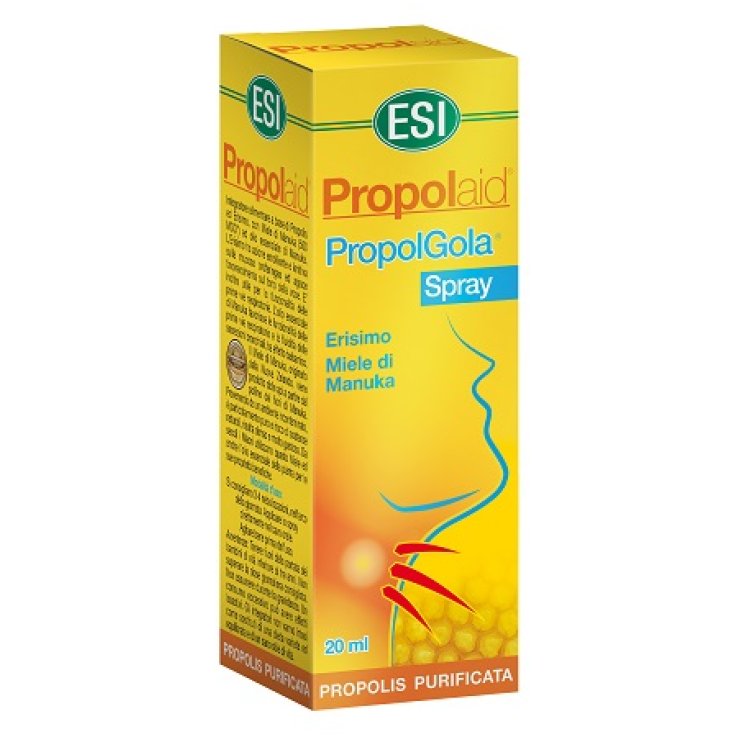 ESI PROPOLAID SPRAY GOLA ANALCOLICO MIELE 20 ML ESI PROPOLAID SPRAY GOLA ANALCOLICO MIELE 20 ML