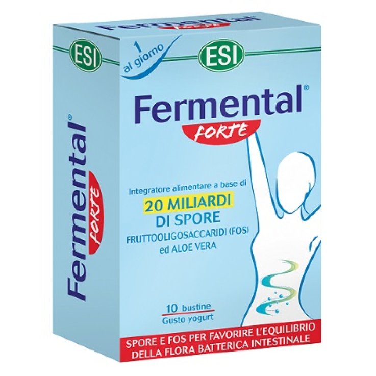 ESI FERMENTAL FORTE 10 BUSTINE OROSOLUBILI ESI FERMENTAL FORTE 10 BUSTINE OROSOLUBILI