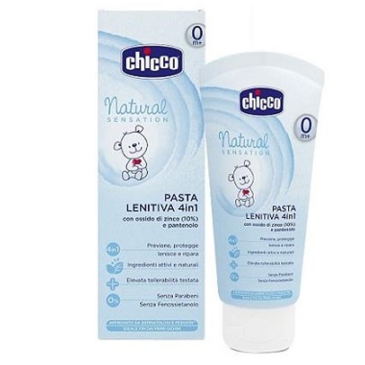 CHICCO PASTA LENITIVA 4IN1 NATURAL SENSATION 100 ML CHICCO PASTA LENITIVA 4IN1 NATURAL SENSATION 100 ML