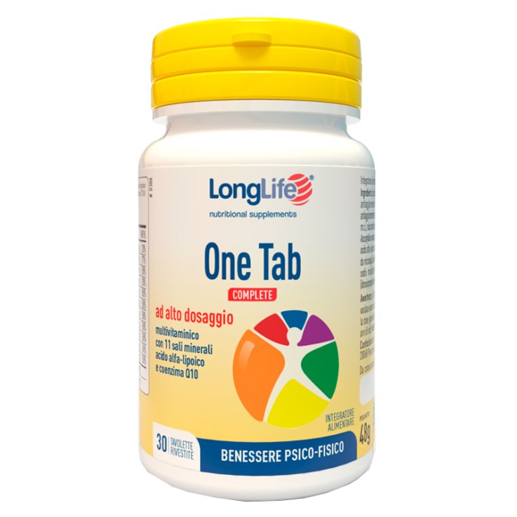 LONGLIFE ONE TAB 30 Tav.51g LONGLIFE ONE TAB 30 Tav.51g