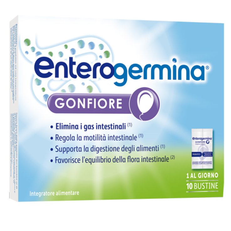 ENTEROGERMINA GONFIORE 10 BUSTINE BIPARTITE ENTEROGERMINA GONFIORE 10 BUSTINE BIPARTITE