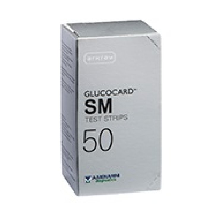 TEST STRIPS PER MISURAZIONE GLICEMIA GLUCOCARD SM 50 PEZZI TEST STRIPS PER MISURAZIONE GLICEMIA GLUCOCARD SM 50 PEZZI