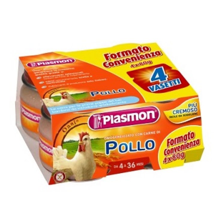 PLASMON OMOGENEIZZATO POLLO CON GIFT 4 X 80 G PLASMON OMOGENEIZZATO POLLO CON GIFT 4 X 80 G