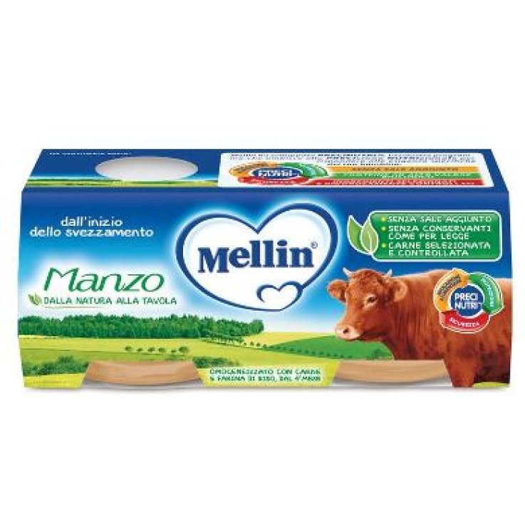 OMO MELLIN Manzo 2x120g OMO MELLIN Manzo 2x120g