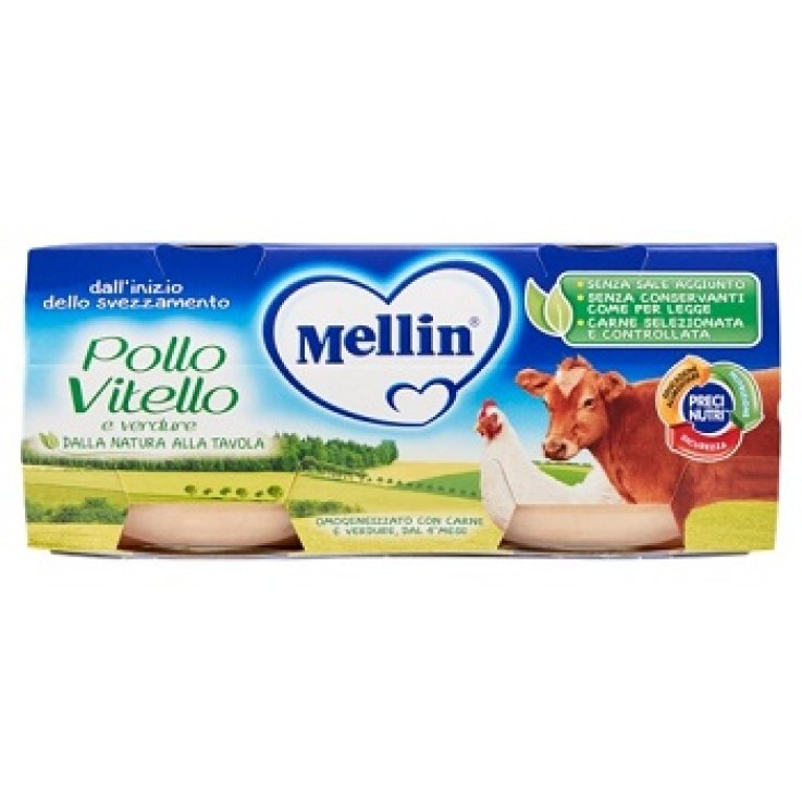 OMO MELLIN Pollo/Vit.Verd2x80g OMO MELLIN Pollo/Vit.Verd2x80g
