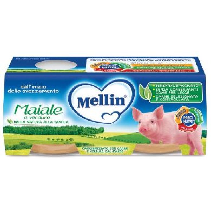 OMO MELLIN Maiale C/Verd.2x80g OMO MELLIN Maiale C/Verd.2x80g